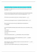 Cow&sol;Calf Final Exam &vert; Questions with Correct Answers &vert; 100&percnt; Pass