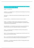DCF 40 Hours Child Care &lpar;HSAN&rpar; Health&comma; Safety&comma; and Nutrition Exam &vert; Questions with Correct Answers&vert; Verified&vert; 100&percnt; Pass