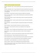 CNUR 103 - unit 10 Exam Questions Answered Correctly 