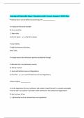 Hearing Aid Specialist Exam &vert; Questions with Correct Answers &vert; 100&percnt; Pass
