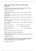BAEP TEST REVIEW &lpar;TEST &num; 3&rpar; QUESTIONS & ANSWERS