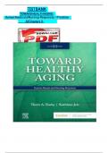 TEST BANK TOWARD HEALTH AGING&colon; Human Needs and Nursing Responses 11th Edition By Theris A&period;Touhy&comma; Kathleen&vert; All Chapters &lpar;1-35&rpar; &vert;Latest & Covered A&plus;