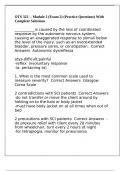 OTS 322 -- Module 2 &lpar;Exam 2&rpar; &lpar;Practice Questions&rpar; With Complete Solutions