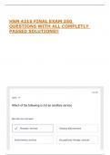 HSM 4215 FINAL EXAM 250 QUESTIONS WITH ALL COMPLETLY PASSED SOLUTIONS&excl;&excl;