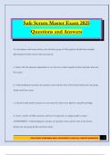 Safe Scrum Master Exam 2025 Questions and Answers