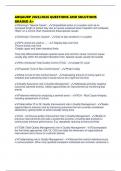 ABQAURP 2025&sol;2026 QUESTIONS AND SOLUTIONS GRADED A&plus;