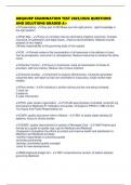 ABQAURP EVALUATION EXAM 2025&sol;2026 QUESTIONS AND SOLUTIONS GRADED A&plus;