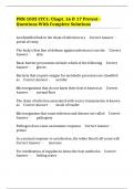PRN 1032 CCC1&colon; Chapt&period; 16 & 17 Pretest - Questions With Complete Solutions