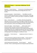 PRN1032 Exam 1 - Accurate Solutions To All Questions