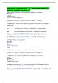 BRANCH 2 EXAMINATION TEST 2025&sol;2026 QUESTIONS AND SOLUTIONS GRADED A&plus;