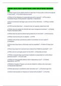 CWCM 2025&sol;2026 QUESTIONS AND SOLUTIONS GRADED A&plus;