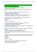 CWCM COMPREHENSIVE EXAMS 2025&sol;2026 QUESTIONS AND SOLUTIONS GRADED A&plus;