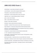 UMN GCD 3022 Exam 1&period; Questions and Answers Fully Solved
