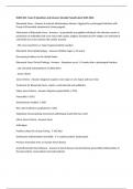 NURS 320 - Exam 5 Questions and Answers Already Passed Latest 2025-2026