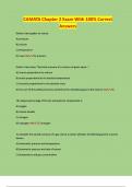 CAMATA Chapter 2 Exam With 100&percnt; Correct Answers
