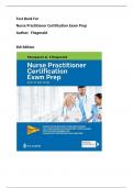 Test Bank For Nurse Practitioner Certification Exam Prep 6th Edition By Margaret A&period; Fitzgerald&period; All Chapters 1-19