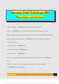Spectrum Field Tech Exam 2025 Questions and Answers