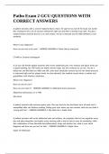 Patho Exam 2 GCU QUESTIONS WITH CORRECT ANSWERS&period;