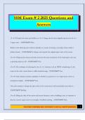 SSM Bundled Exams 2025 &lpar;Questions and Answers&rpar;