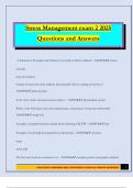 Stress Management exam 2 2025 Questions and Answers