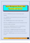 Stress Management Exam 2 2025 Questions and Answers