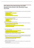 CDC Infection Preventionist Post Test 2025 Questions and Answers with Rationales Latest SOLUTION   