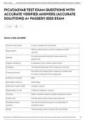 PICAT&sol;ASVAB TEST EXAM QUESTIONS WITH ACCURATE VERIFIED ANSWERS &lpar;ACCURATE SOLUTIONS&rpar; A&plus; PASSED&excl;&excl; 2025 EXAM
