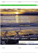Test Bank For Varcarolis&rsquo;s Canadian Psychiatric Mental Health Nursing 3rd Edition By Sonya 2025