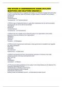 FIRE OFFICER III COMPREHENSIVE EXAMS 2025&sol;2026 QUESTIONS AND SOLUTIONS GRADED A&plus;