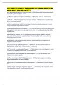FIRE OFFICER III CORE EXAMS SET 2025&sol;2026 QUESTIONS AND SOLUTIONS GRADED A&plus;