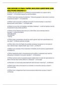 FIRE OFFICER III FINAL PAPER 2025&sol;2026 QUESTIONS AND SOLUTIONS GRADED A&plus;