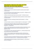 FIRE OFFICER III PRACTICE TEST EXAM 2025&sol;2026 QUESTIONS AND SOLUTIONS GRADED A&plus;