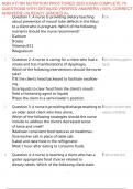 NGN ATI RN NUTRITION PROCTORED 2025 EXAM COMPLETE 70 QUESTIONS WITH DETAILED VERIFIED ANSWERS &lpar;100&percnt; CORRECT ANSWERS&rpar; &sol;ALREADY GRADED A&plus;