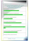 C191 Study Guide Questions with  Correct  Answers  for a Specific Exam Mail  supergrades12&commat;gmail&period;com 