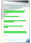 C790 WGU Questions with  Correct Answers   for a Specific Exam Mail  supergrades12&commat;gmail&period;com