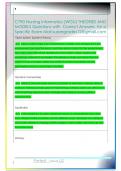 C790 Nursing Informatics &lpar;WGU&rpar; THEORIES AND  MODELS Questions with  Correct Answers  for a  Specific Exam Mail supergrades12&commat;gmail&period;com