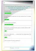 CA RCFE Exam &lpar;22&rpar; Questions with  Correct  Answers  for a Specific Exam Mail  supergrades12&commat;gmail&period;com 