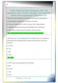 CATA Practice Exam Questions &lpar;Ch 1-5&rpar;  Questions with  Correct Answers  for a Specific  Exam Mail supergrades12&commat;gmail&period;com