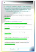 CATEGORY 11 AERIAL APPLICATION TEST FINAL  EXAM 2025 ACTUAL EXAM CURRENTLY TESTING  COMPLETE EXAM QUESTIONS WITH DETAILED  VERIFIED ANSWERS &sol;ALREADY GRADED A&plus;  &sol;BRAND NEW&excl;&excl; 