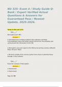 NU 325- Exam 4 &sol; Study Guide Q-Bank &sol; Expert Verified Actual Questions & Answers for Guaranteed Pass &sol; Newest Update&comma; 2025-2026&period;  Terms in this set &lpar;117&rpar;         Quiz&lowbar;&lowbar;&lowbar;&lowbar;&quest; Nociceptive pain &lpar;NP&rpar; -               Answer o specialized nerve endings located in