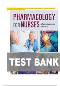 EST BANK FOR ADAM&rsquo;S PHARMACOLOGY FOR NURSES A PATHOPHYSIOLOGIC APPROACH&comma; 7TH EDITION All CHAPTERS COMPLETE GUIDE LATEST EDITION 2024&sol;2025 A&plus; RATED