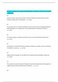 Hydronic Heating and Cooling Pretest&sol;Posttest &vert; Questions with Correct Answers &vert; 100&percnt; Pass