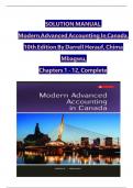 Solution Manual For Modern Advanced Accounting In Canada&comma; 10th Edition By Darrell Herauf&comma; Chima Mbagwu&comma; Verified Chapters 1 - 12&comma; Complete Newest Version
