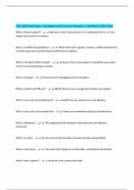 HSC 300 Final Exam &vert; Questions with Correct Answers &vert; Verified &vert; 100&percnt; Pass