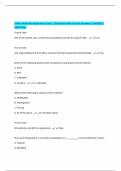 Idaho Pesticide Applicator Exam &vert; Questions with Correct Answers &vert; Verified &vert; 100&percnt; Pass
