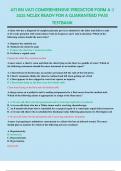 ATI RN VATI COMPREHENSIVE PREDICTOR FORM A &vert;&vert; 2025 NCLEX READY FOR A GUARANTEED PASS TESTBANK
