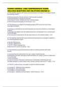 FLORIDA GENERAL LINES COMPREHENSIVE EXAMS 2025&sol;2026 QUESTIONS AND SOLUTIONS GRADED A&plus;