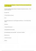 Fire Apparatus Driver&sol;Operator - Pumper End of Course Exam Questions And Answers 2025&sol;2026