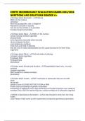 FORTIS MICROBIOLOGY EVALUATION EXAMS 2025&sol;2026 QUESTIONS AND SOLUTIONS GRADED A&plus;