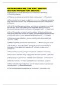 FORTIS MICROBIOLOGY EXAM SCRIPT 2025&sol;2026 QUESTIONS AND SOLUTIONS GRADED A&plus;